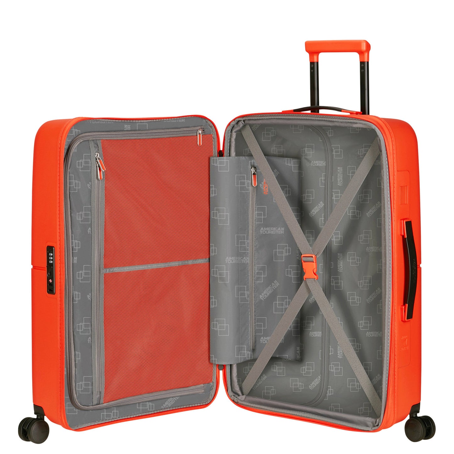 American Tourister Dashpop Spinner 67/24 Exp TSA tangerine red