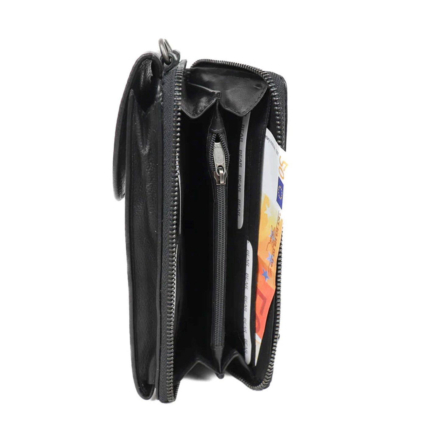 Bear Design Patty Phonebag black
