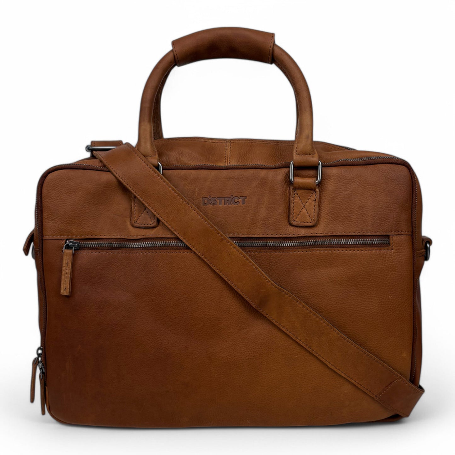 DSTRCT Preston Park Laptop Workingbag 17" cognac