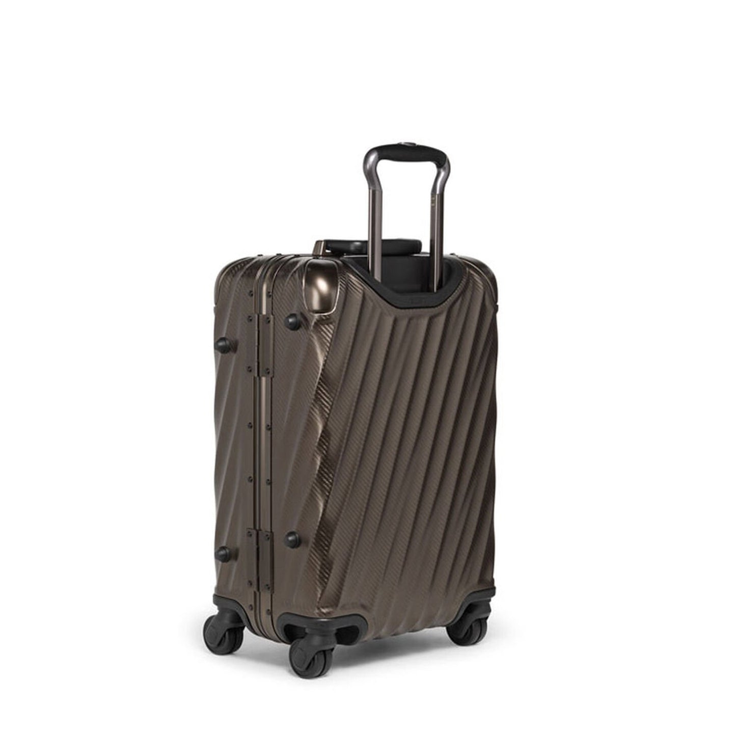 TUMI 19 Degree Aluminum International Carry-On textured gunmetal