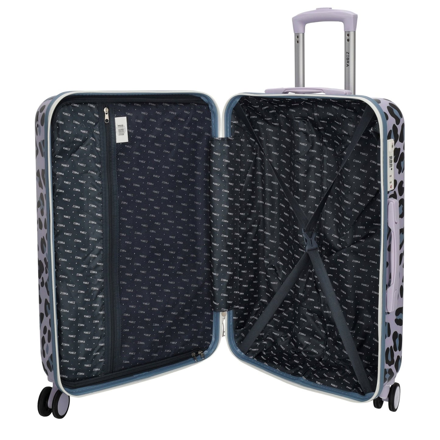 Zebra Trends Animal Travel Trolley M panther lila