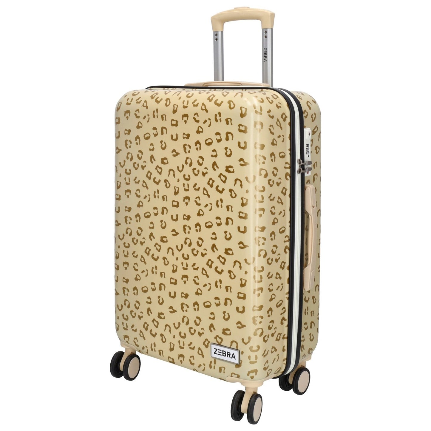 Zebra Trends Animal Travel Trolley M panther gold