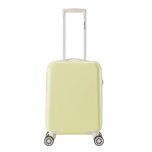 Decent Star-Maxx Handbagage Trolley 55 pastel geel