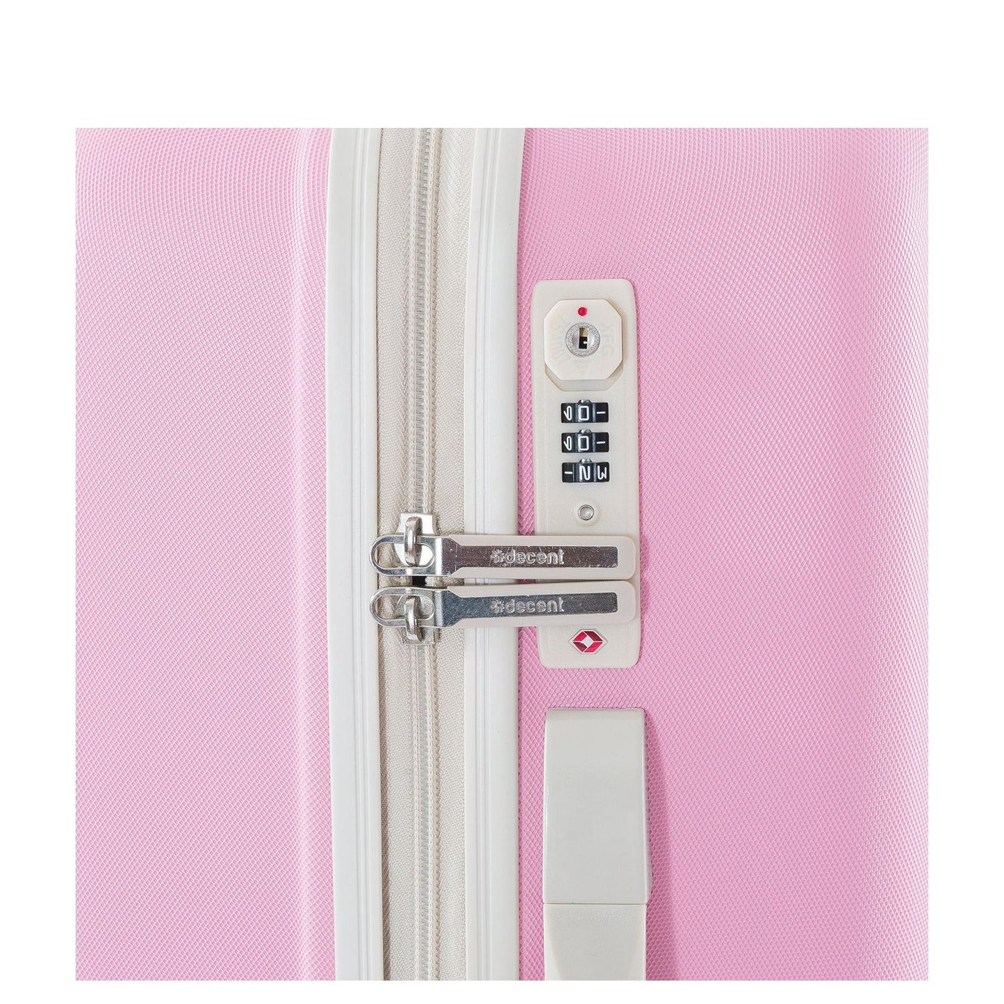 Decent Star-Maxx Handbagage Trolley 55 pastel roze