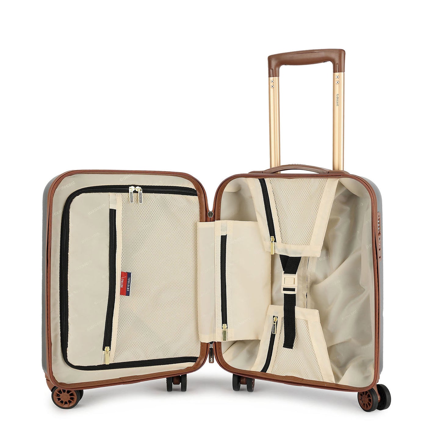 Decent Retro Cabin Trolley 55 black