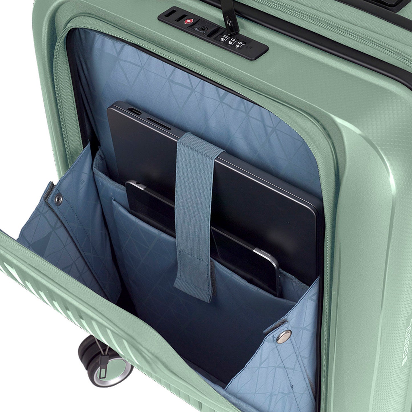 Gabol Brooklyn Cabin Trolley Front Pocket verde