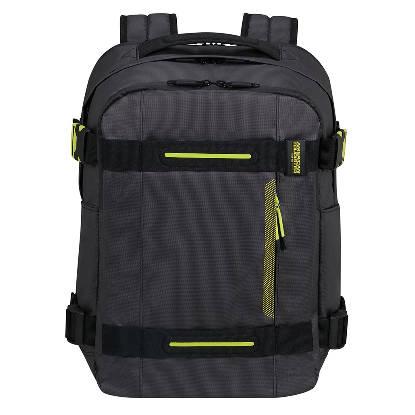 American Tourister Urban Track Laptop Backpack 15,6" coated black/Lime