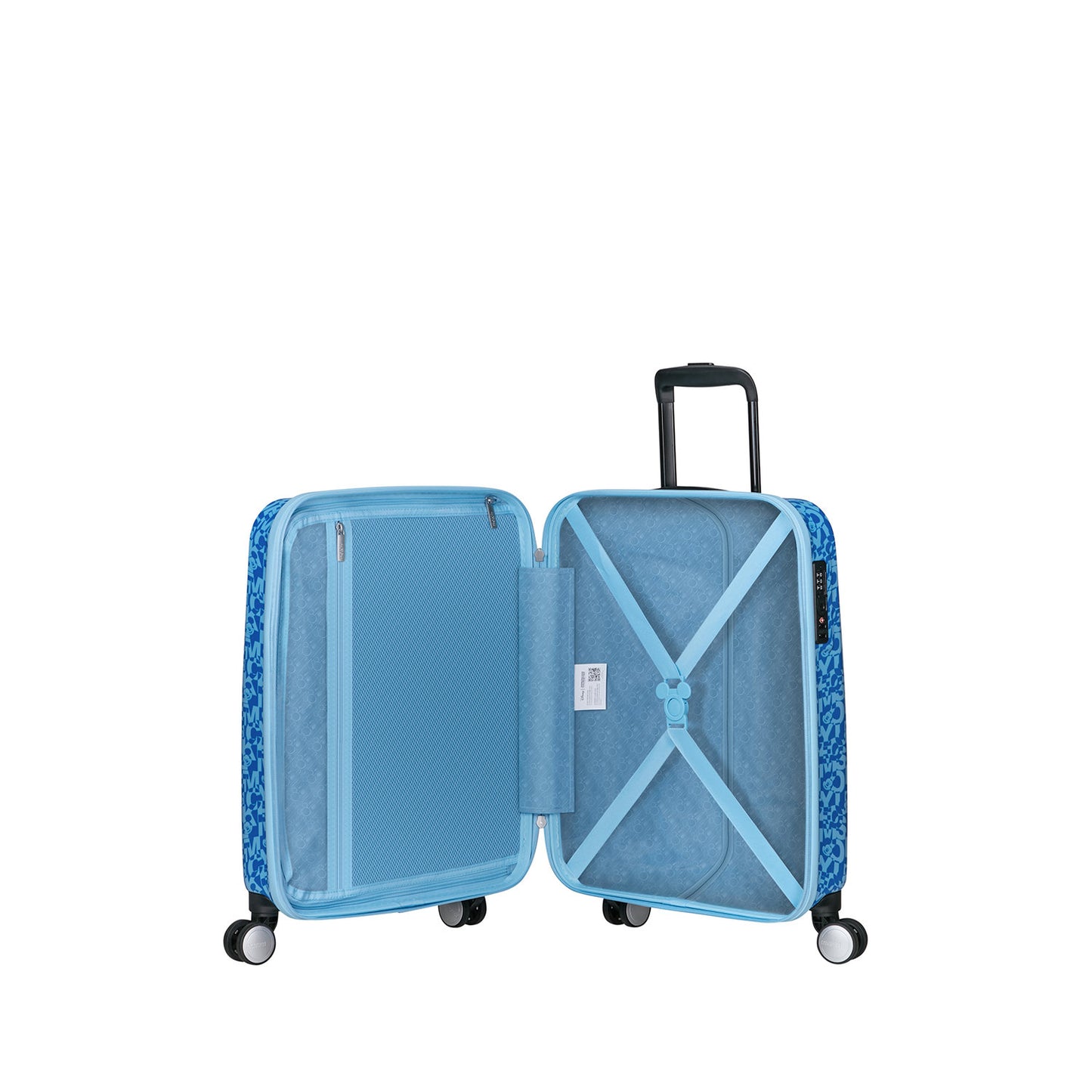 American Tourister Funlighte Disney Spinner 55 cm Mickey lenticular blue