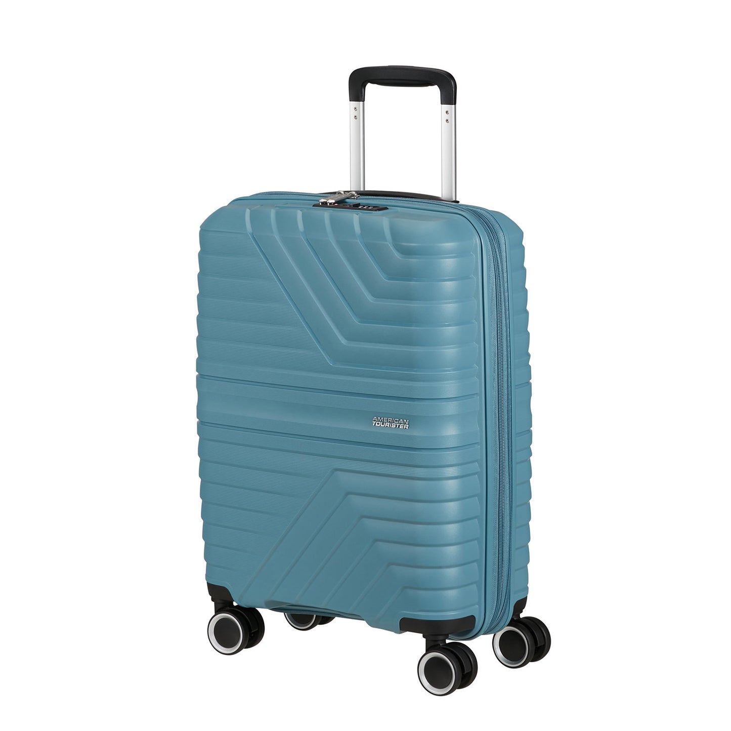 American Tourister Flytwist Spinner Cabin Trolley 55 cm Exp. storm blue