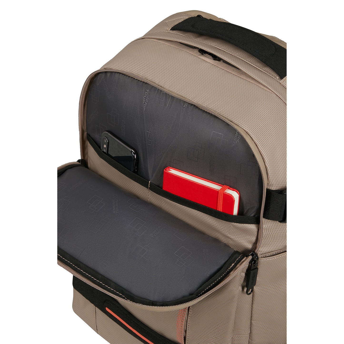 American Tourister Urban Track Laptop Backpack 15,6" coated Beige/Orange