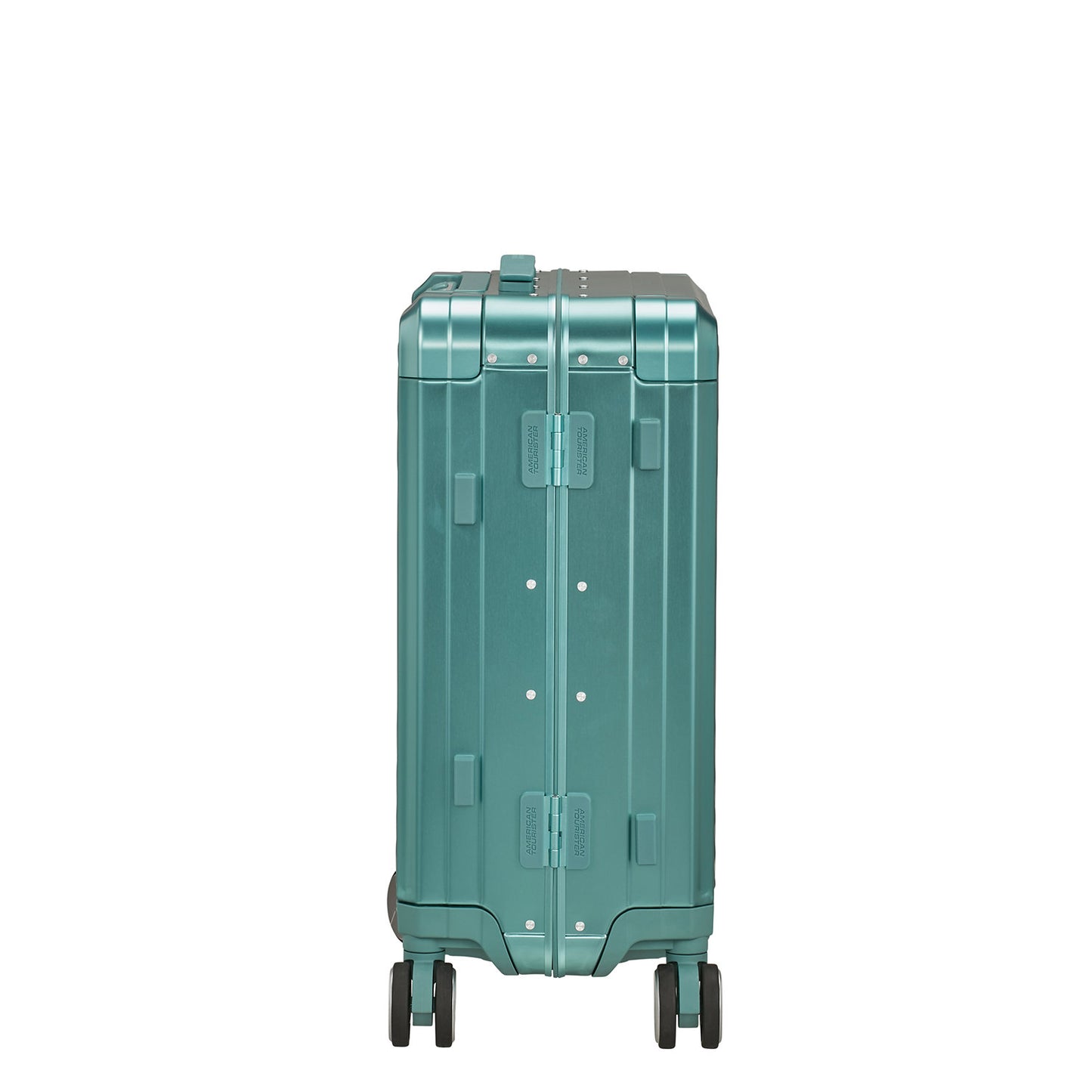 American Tourister Soundbox Aluminium Spinner 55 Expandable dusty turquoise