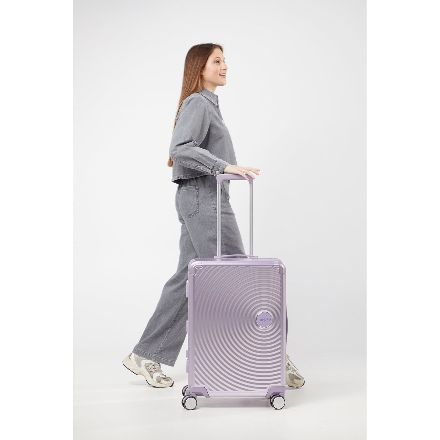 American Tourister Soundbox Aluminium Spinner 68 cm Expandable dusty turquoise