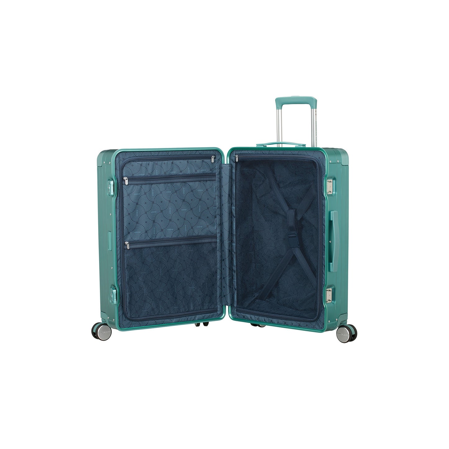 American Tourister Soundbox Aluminium Spinner 68 cm Expandable dusty turquoise