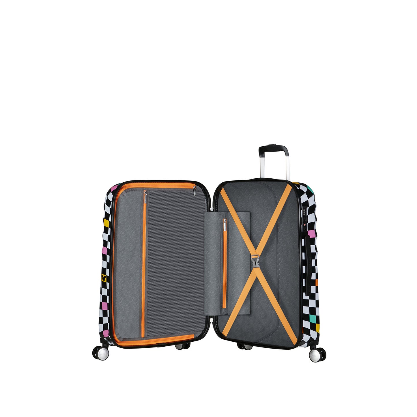 American Tourister Wavebreaker Disney Spinner 67 cm Mickey Check