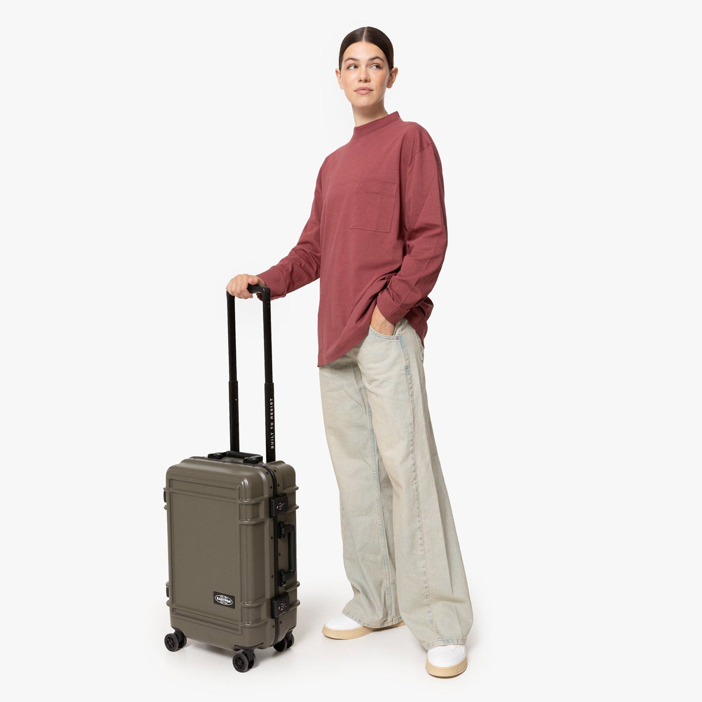 Eastpak Resist'r Case 4 Wheel Trolley S 55 army olive