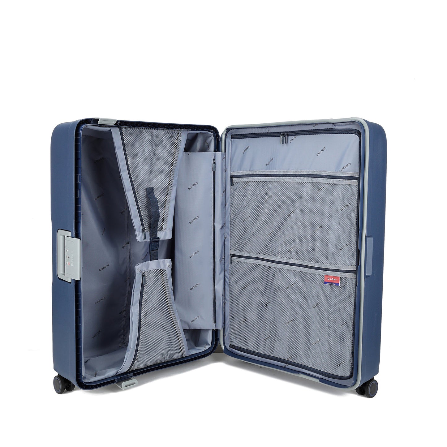 Decent On-Tour Large Trolley 77 dark blue