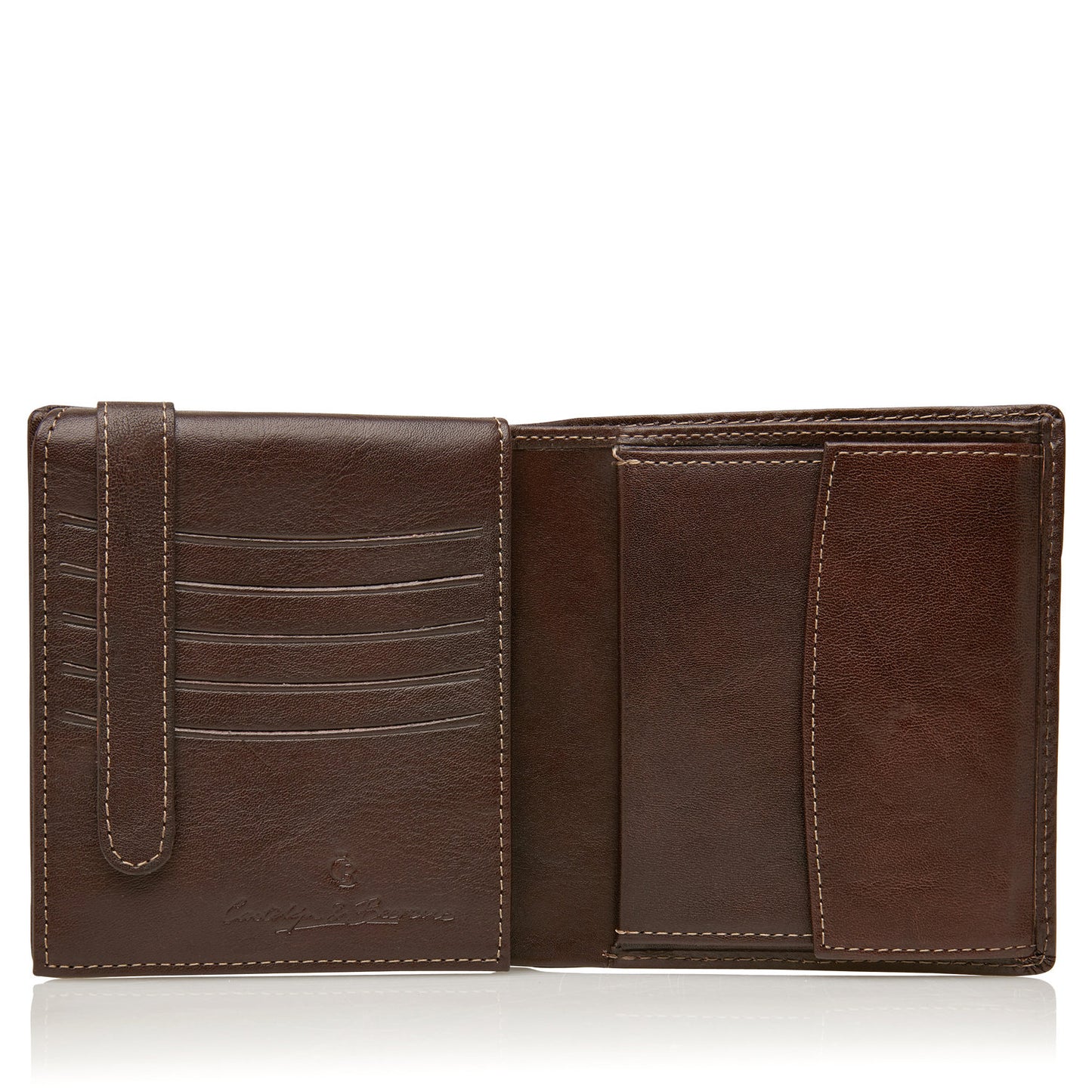 Castelijn & Beerens Gaucho Billfold Portefeuille mocca