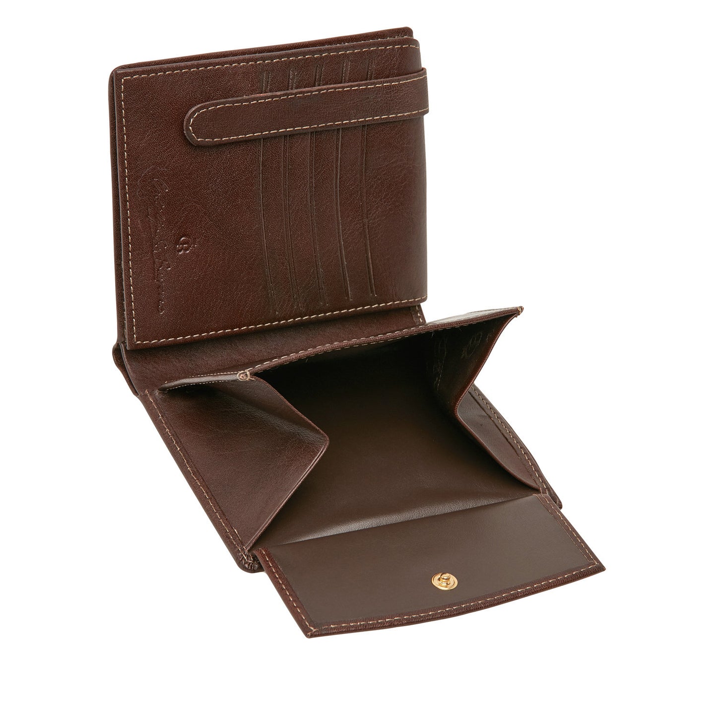 Castelijn & Beerens Gaucho Billfold Portefeuille mocca