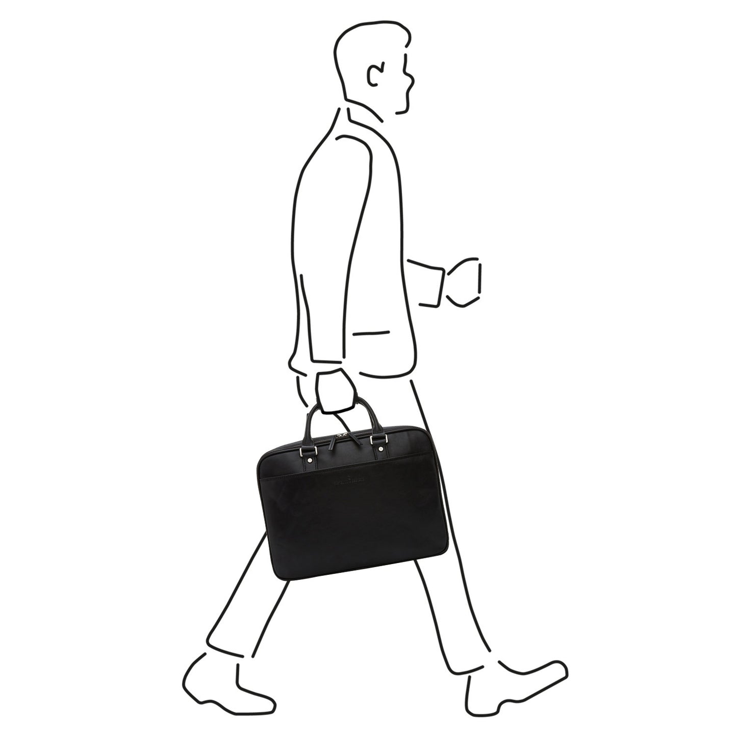 Castelijn & Beerens Verona Business Laptopbag 15.6" black2