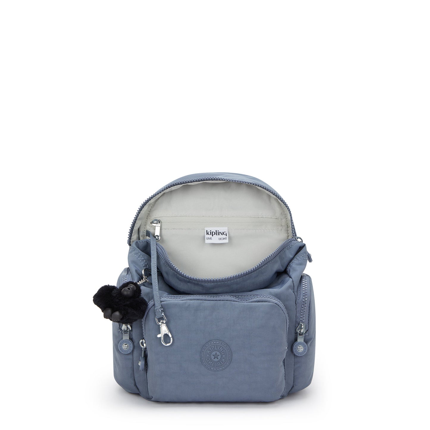 Kipling City Zip Mini b blue stone