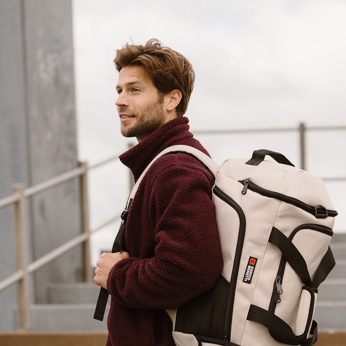 Enrico Benetti Innsbruck Duffle sand