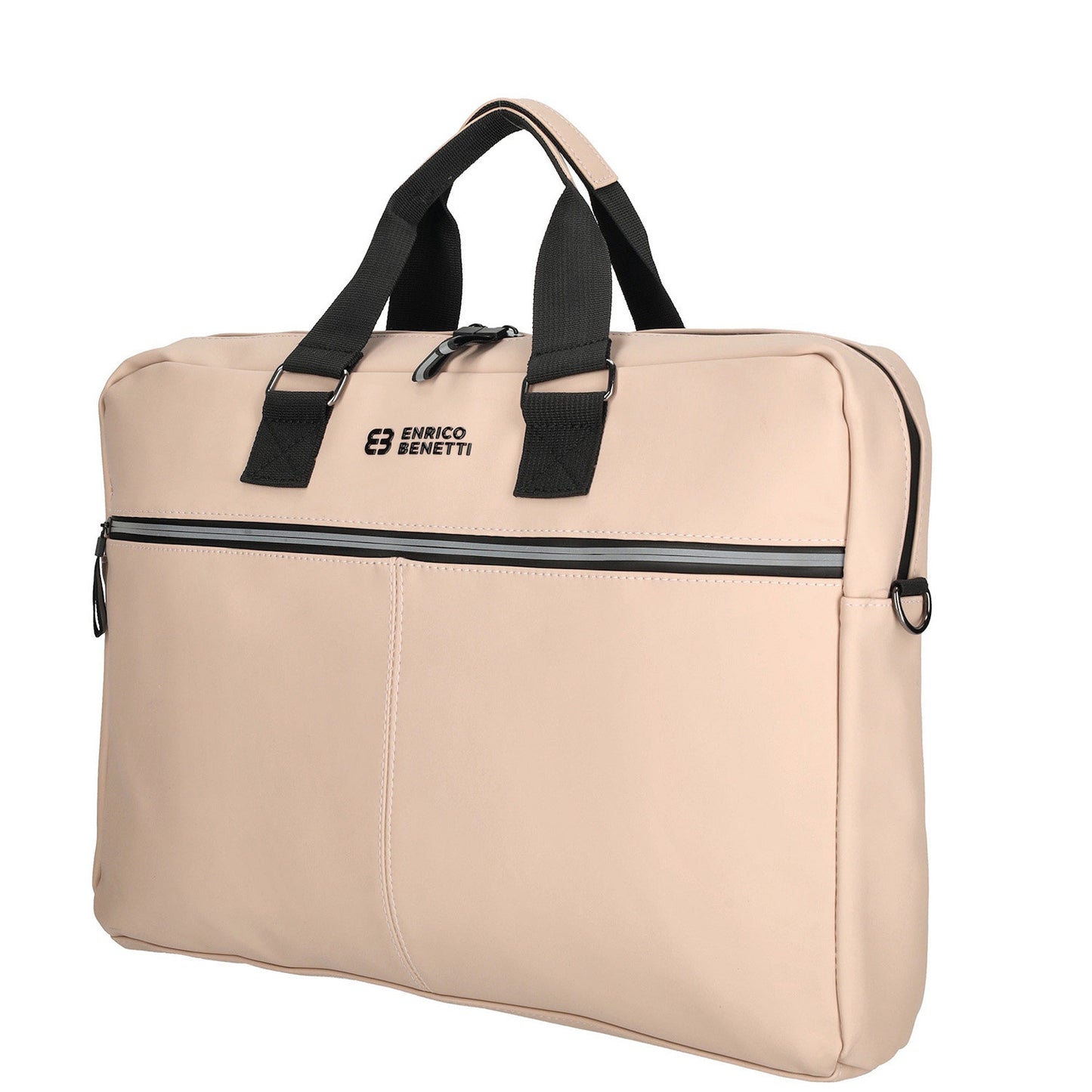 Enrico Benetti Bergen PU Laptop Shoulderbag 17" soft pink