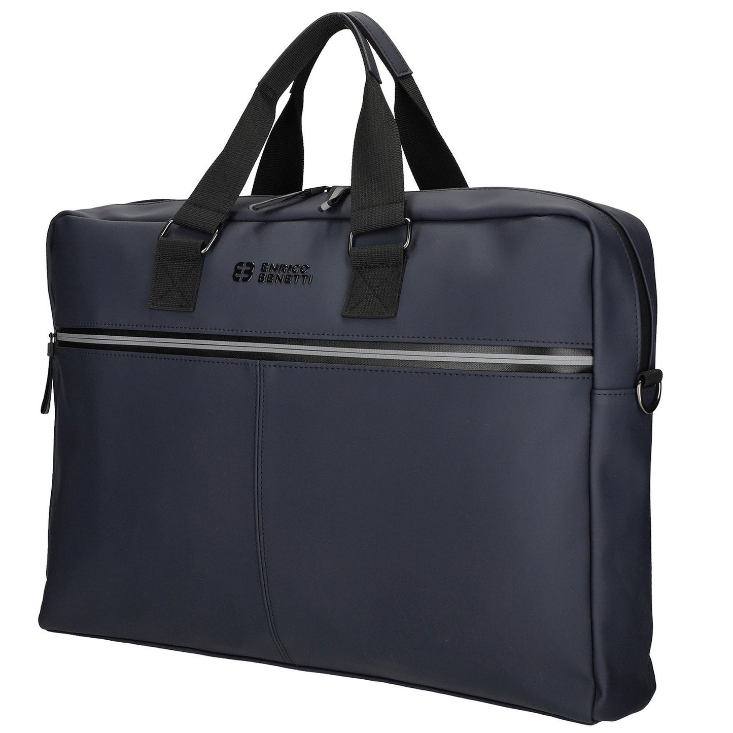 Enrico Benetti Bergen PU Laptop Shoulderbag 17" navy