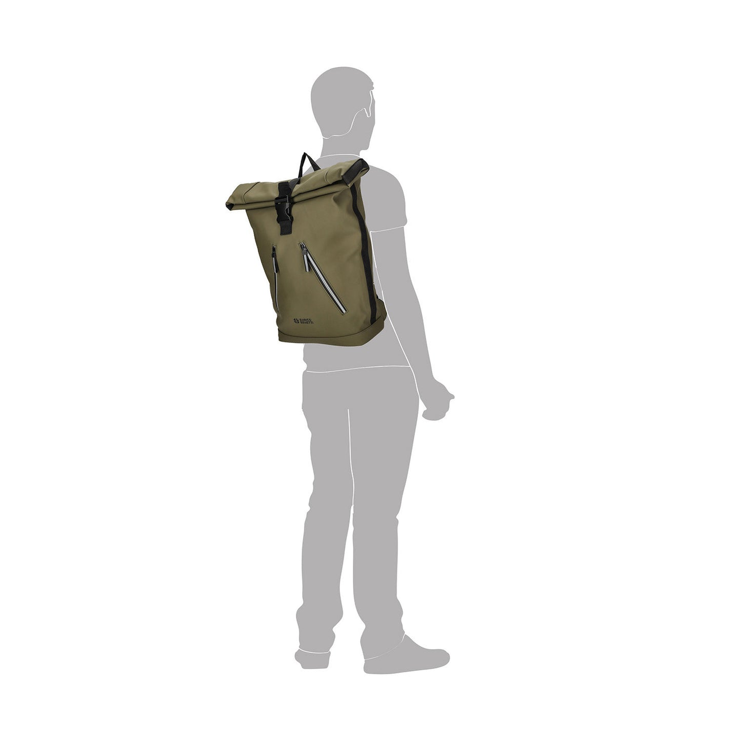 Enrico Benetti Bergen Laptop Backpack 17" olive
