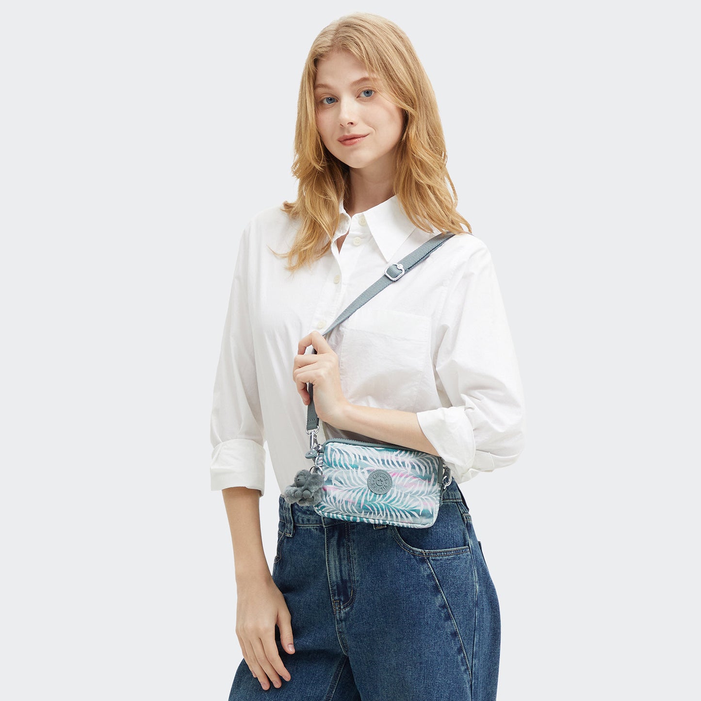 Kipling Limmo Crossbody Shoulderbag palmtree leaves