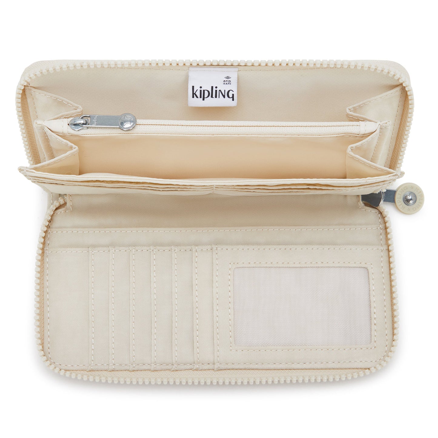 Kipling Money World Wallet hideaway beige