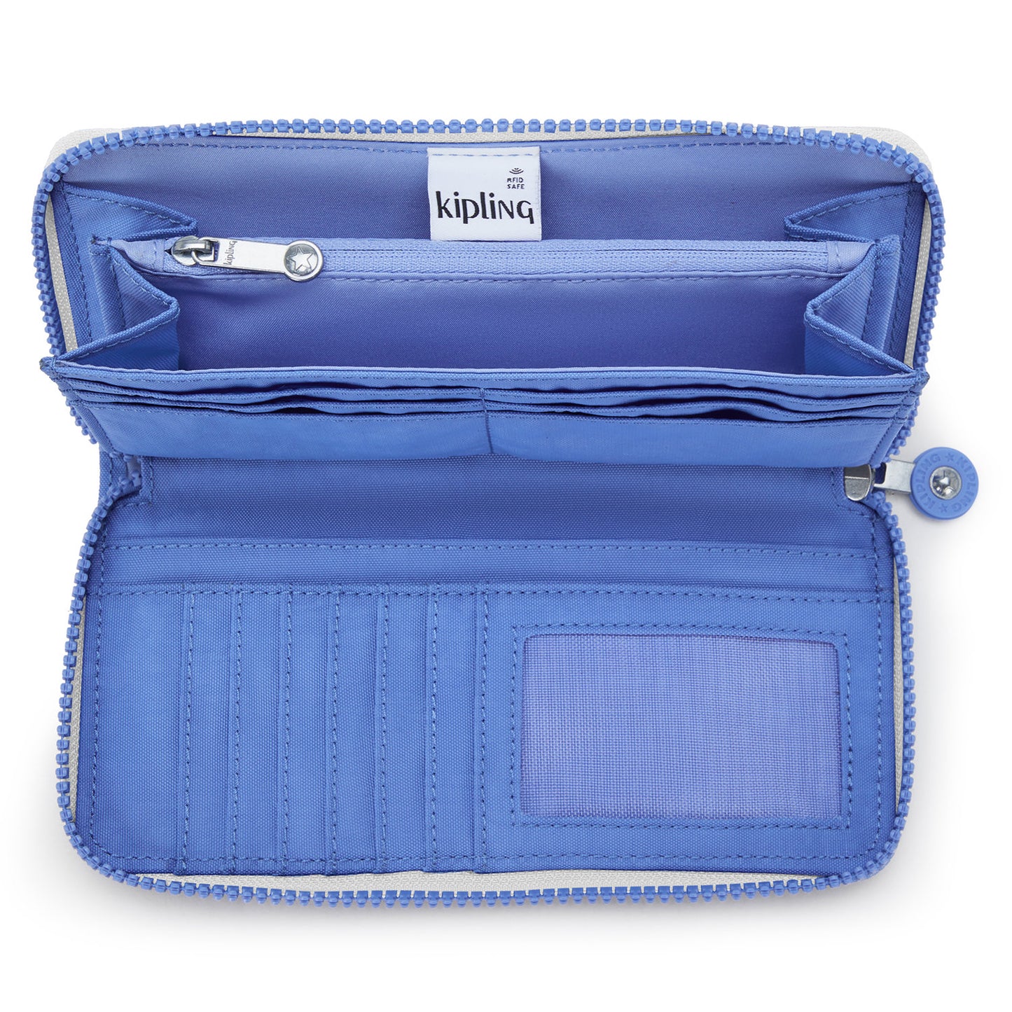 Kipling Money World Wallet cocktail blue