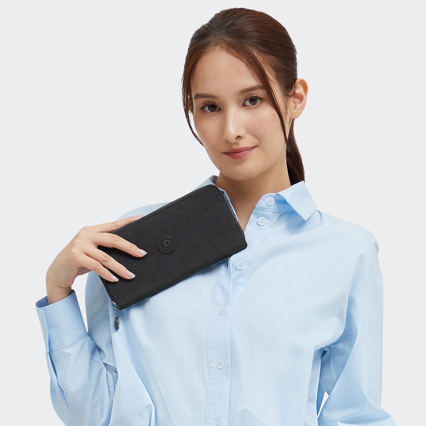 Kipling Money World Wallet black noir