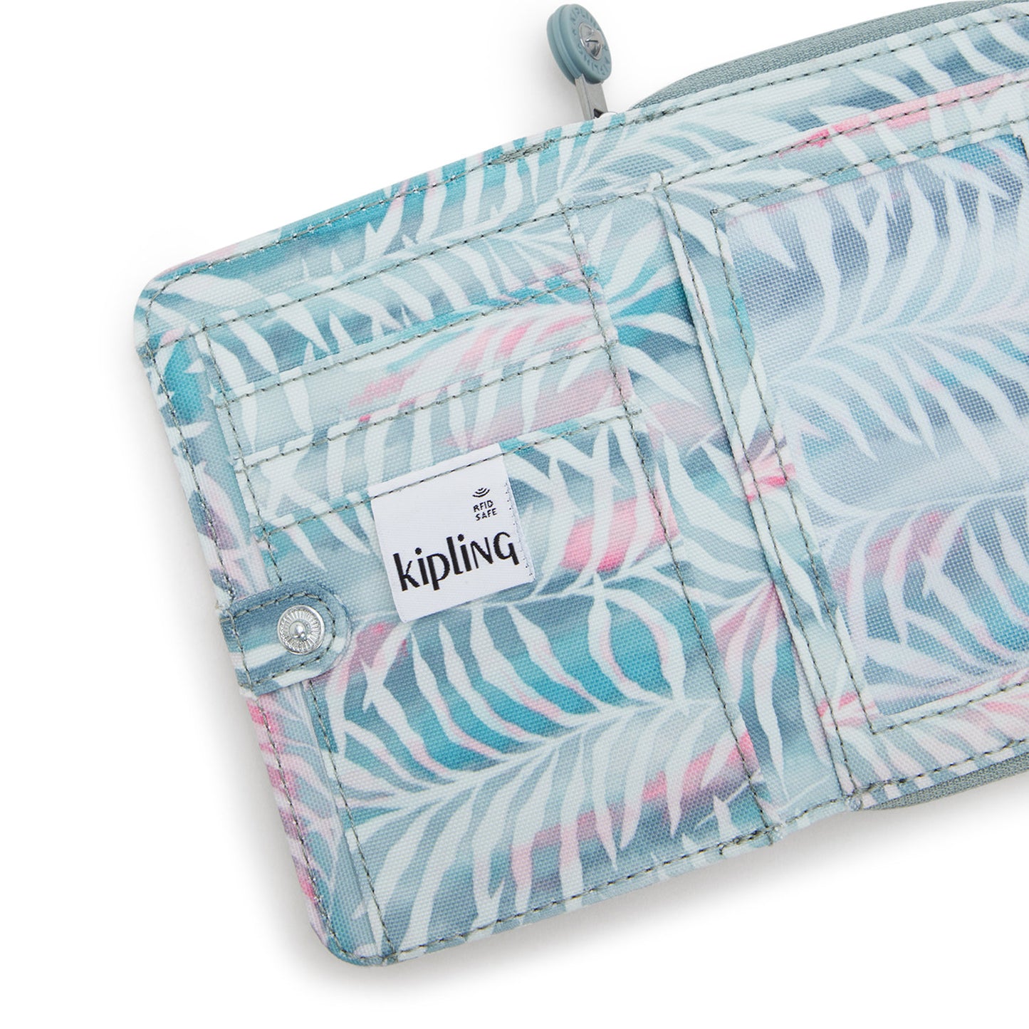 Kipling Money Love Wallet palmtree leaves