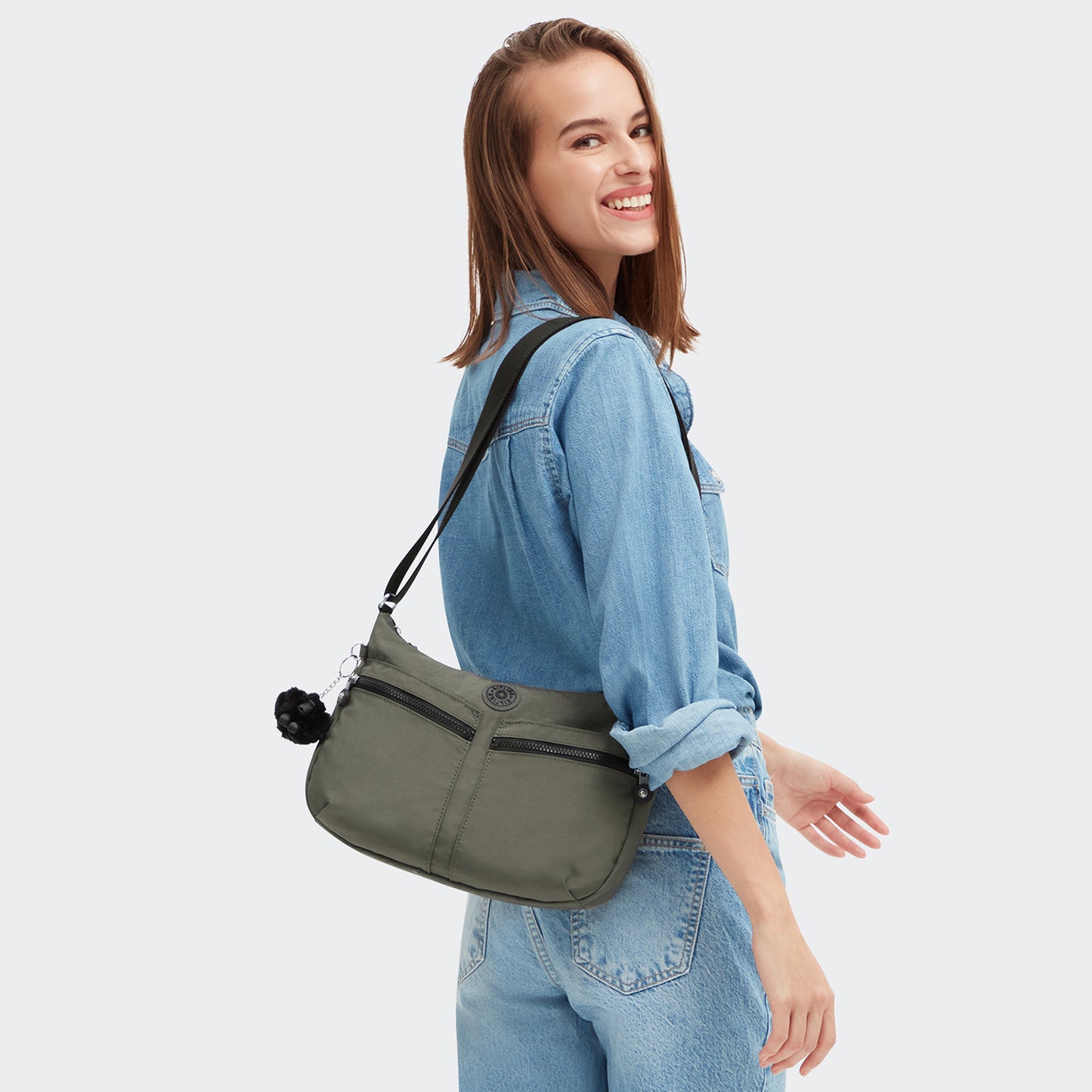 Kipling Izellah Shoulderbag green moss