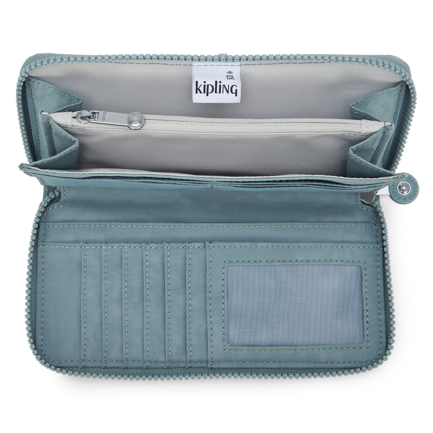Kipling Money World Wallet relaxed grey