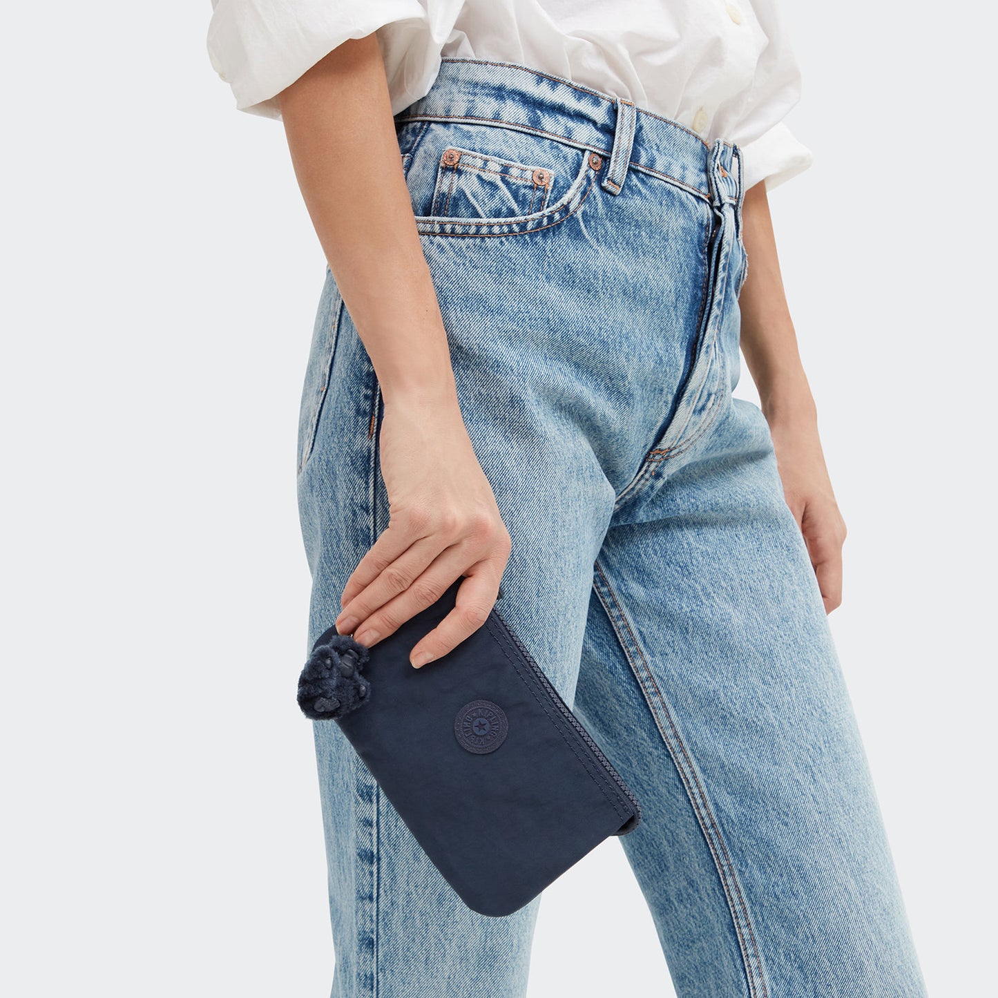 Kipling Creativity L Clutch blue bleu 2