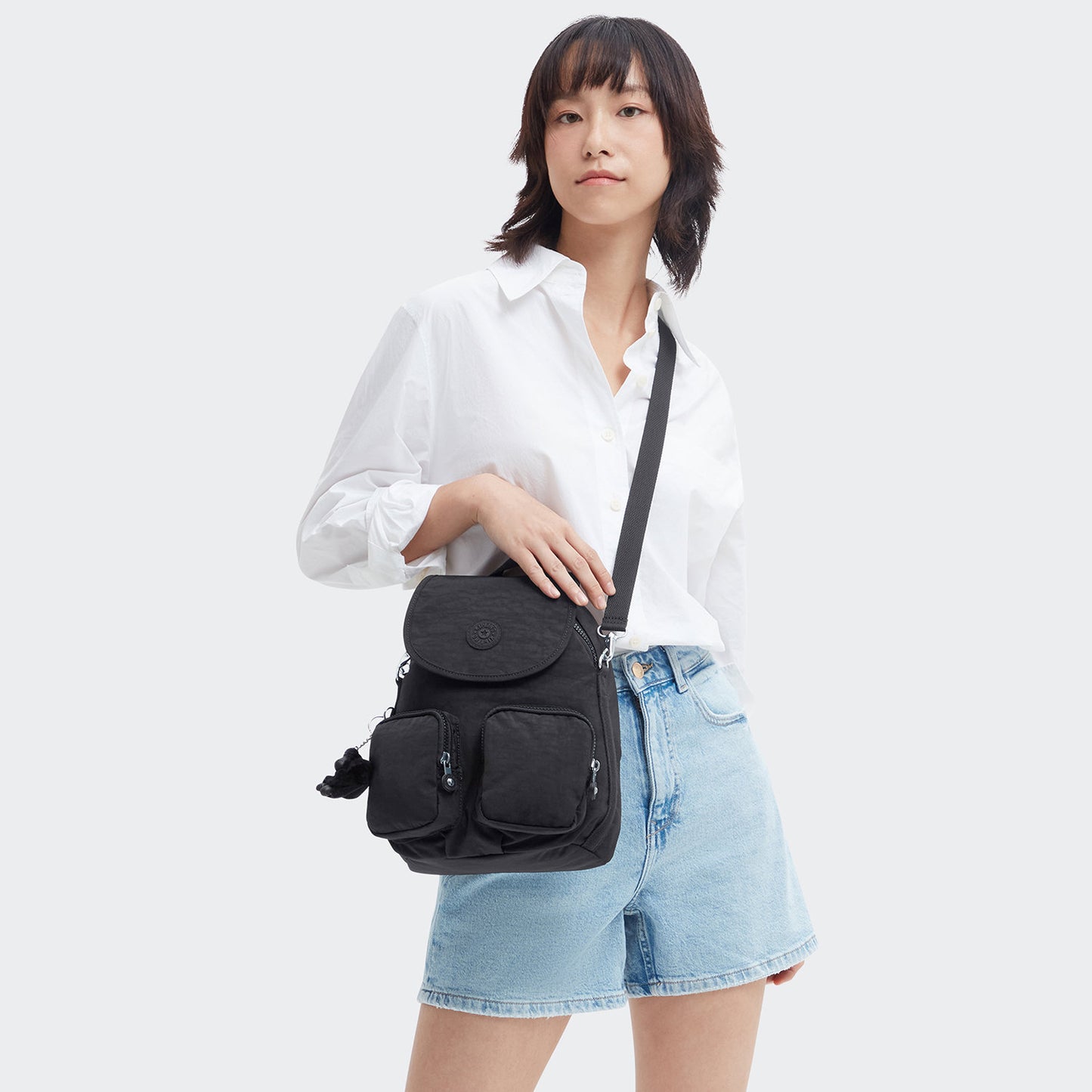 Kipling Firefly Up Backpack black noir