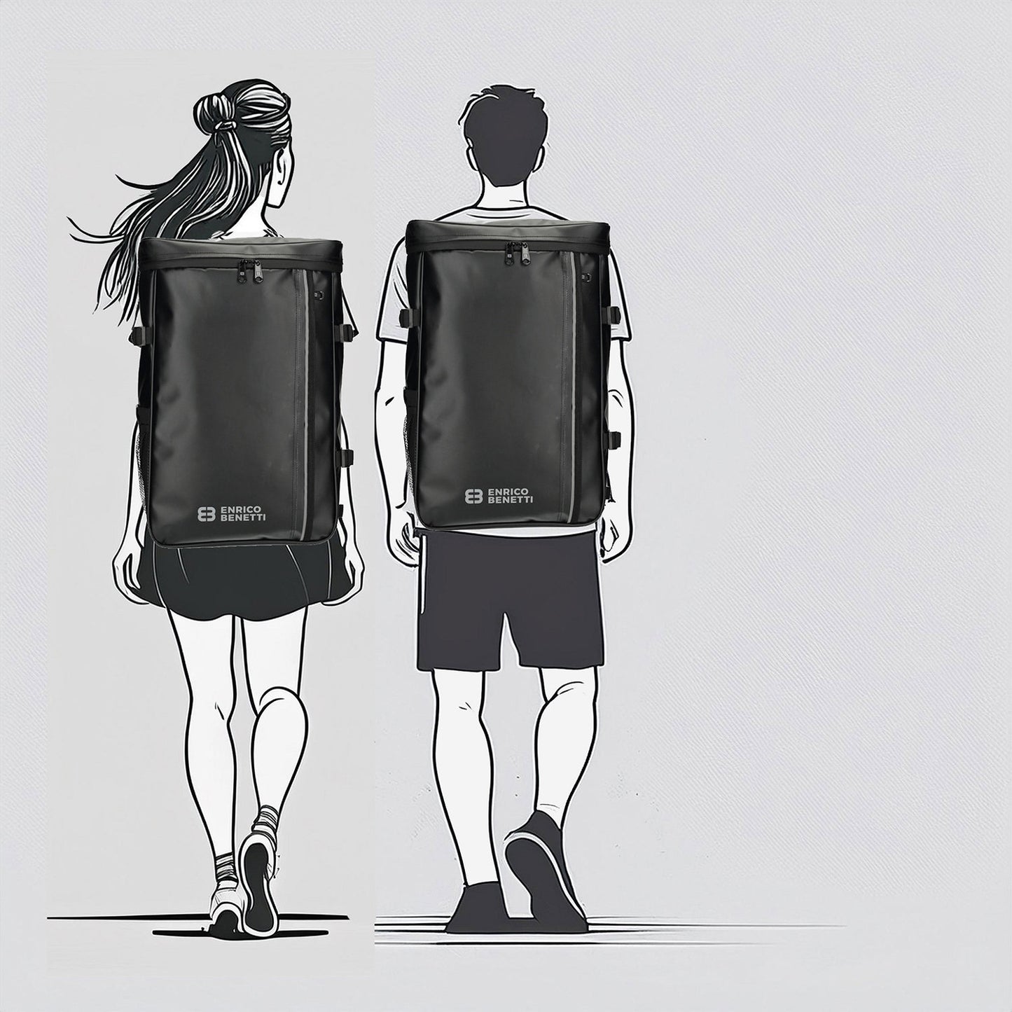 Enrico Benetti Arctic Backpack 15" black