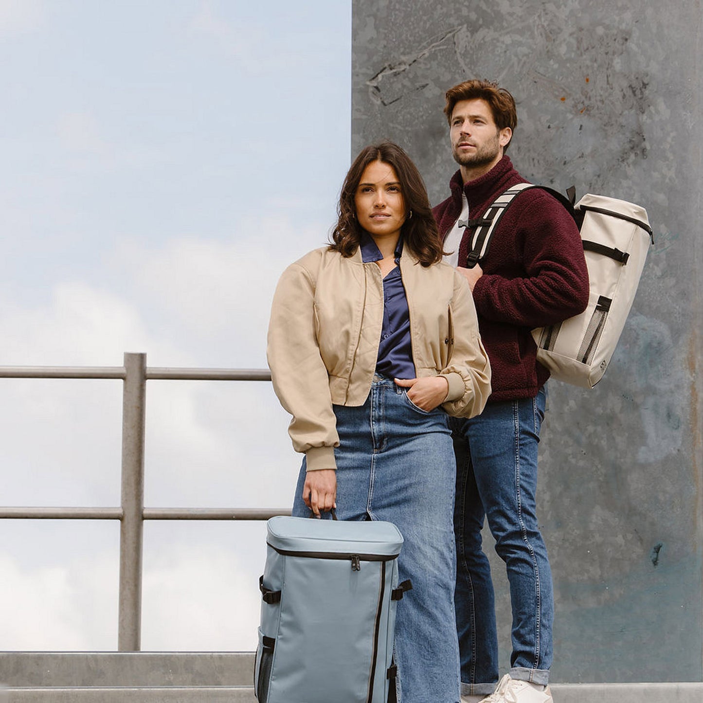 Enrico Benetti Arctic Backpack 15" light blue
