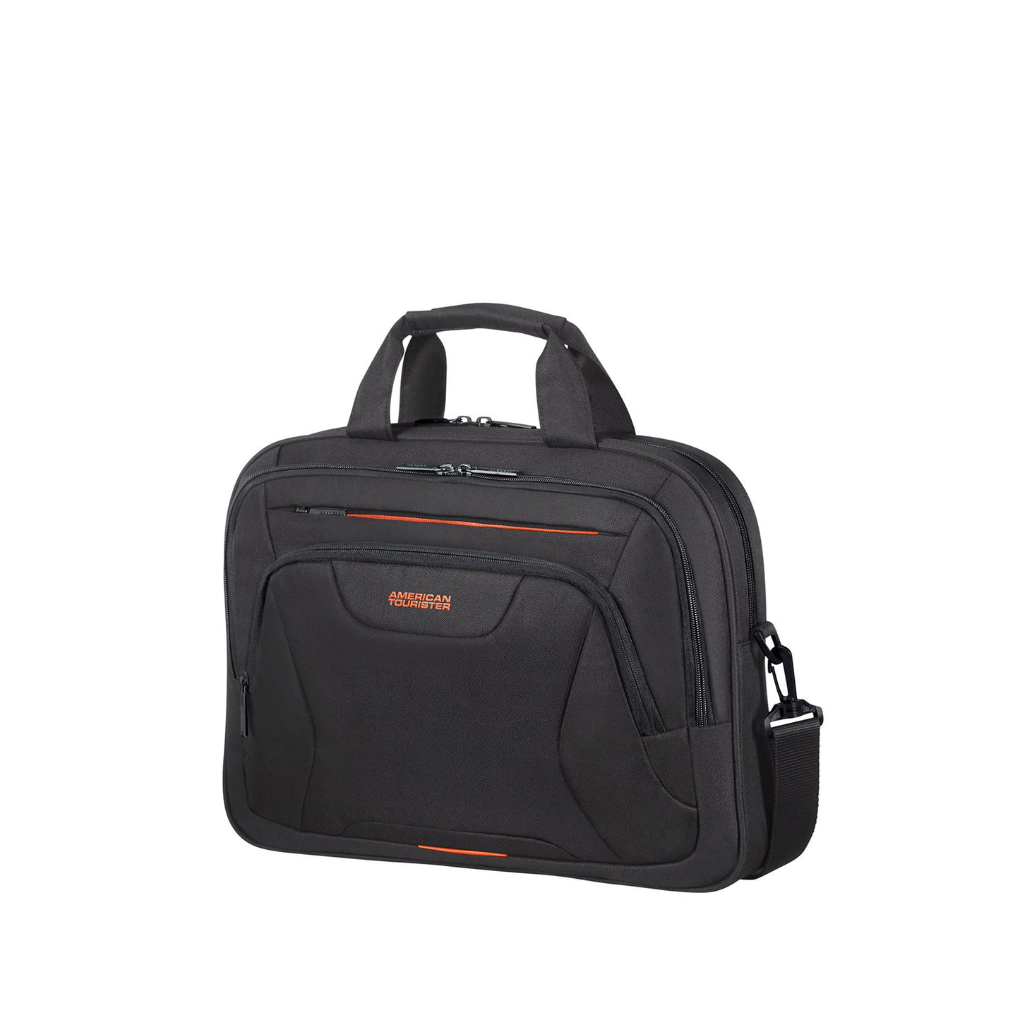 American Tourister At Work Laptop Bag 15.6" black/orange
