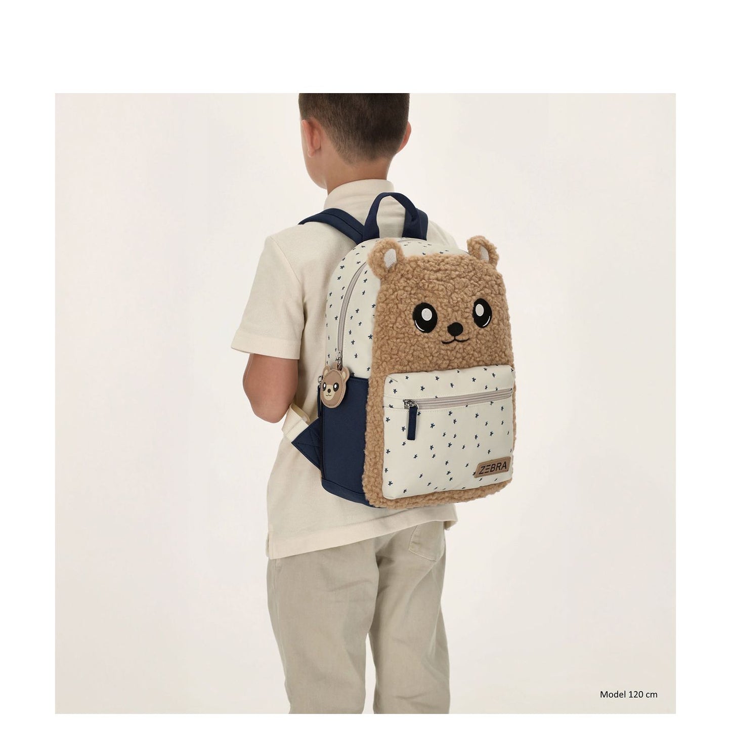 Zebra Trends Buddies Backpack beige bows