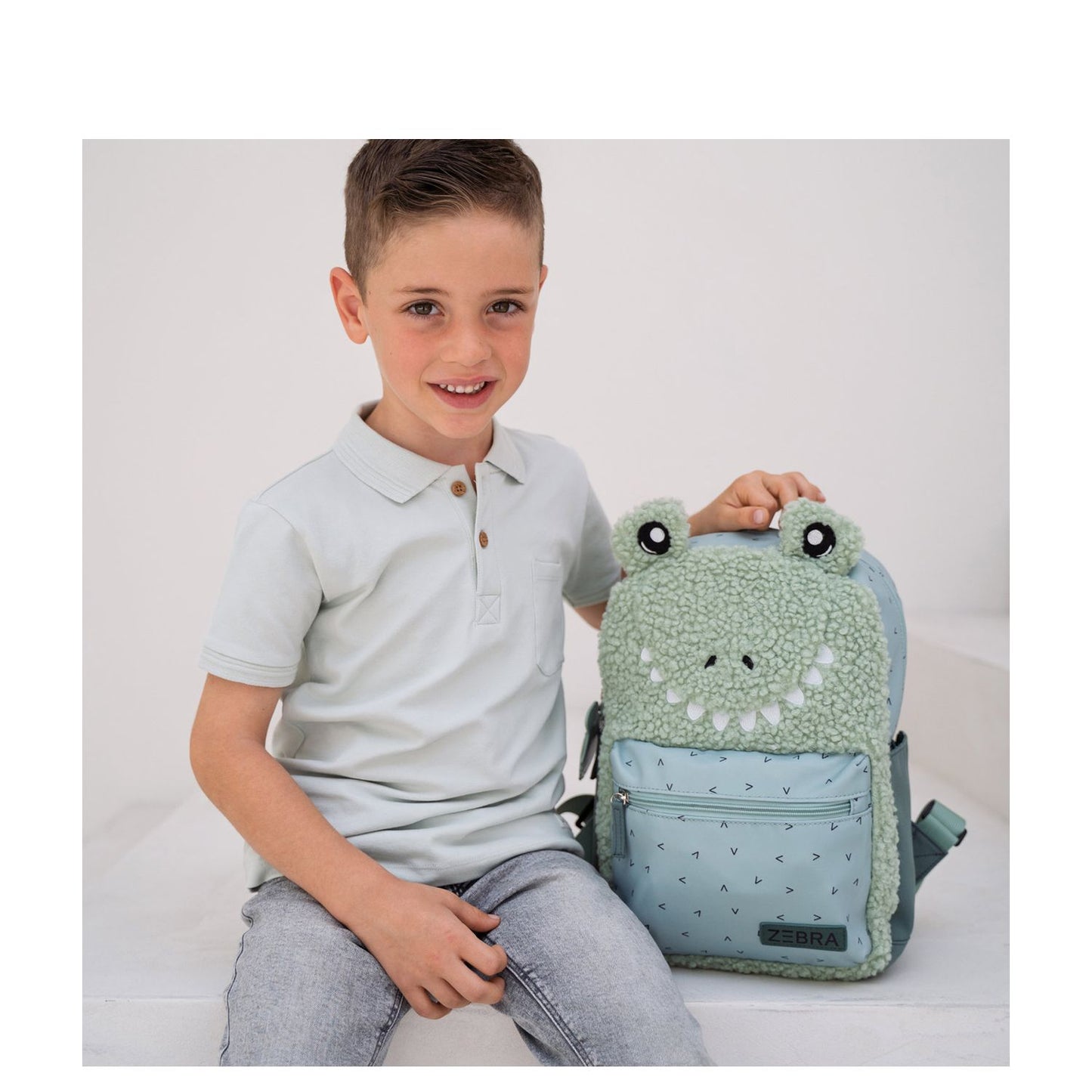 Zebra Trends Buddies Backpack green
