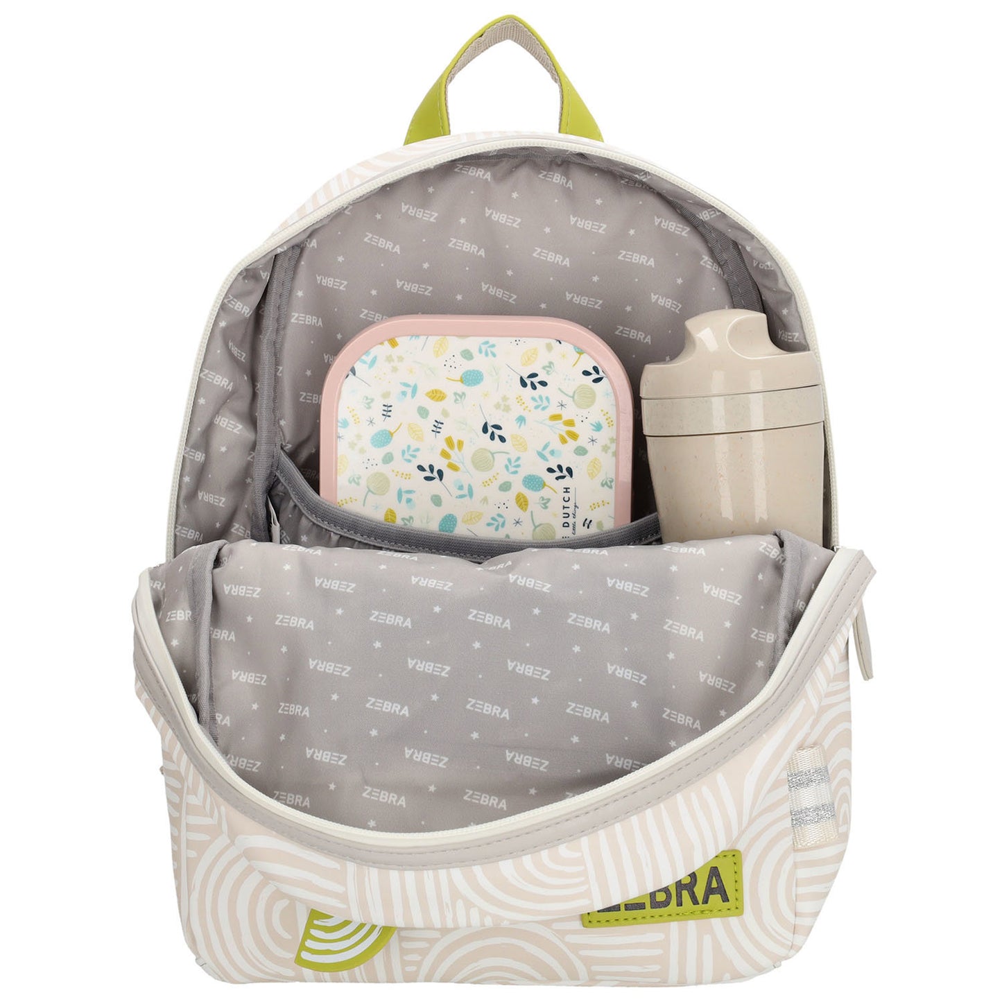 Zebra Trends Saar Backpack beige bows