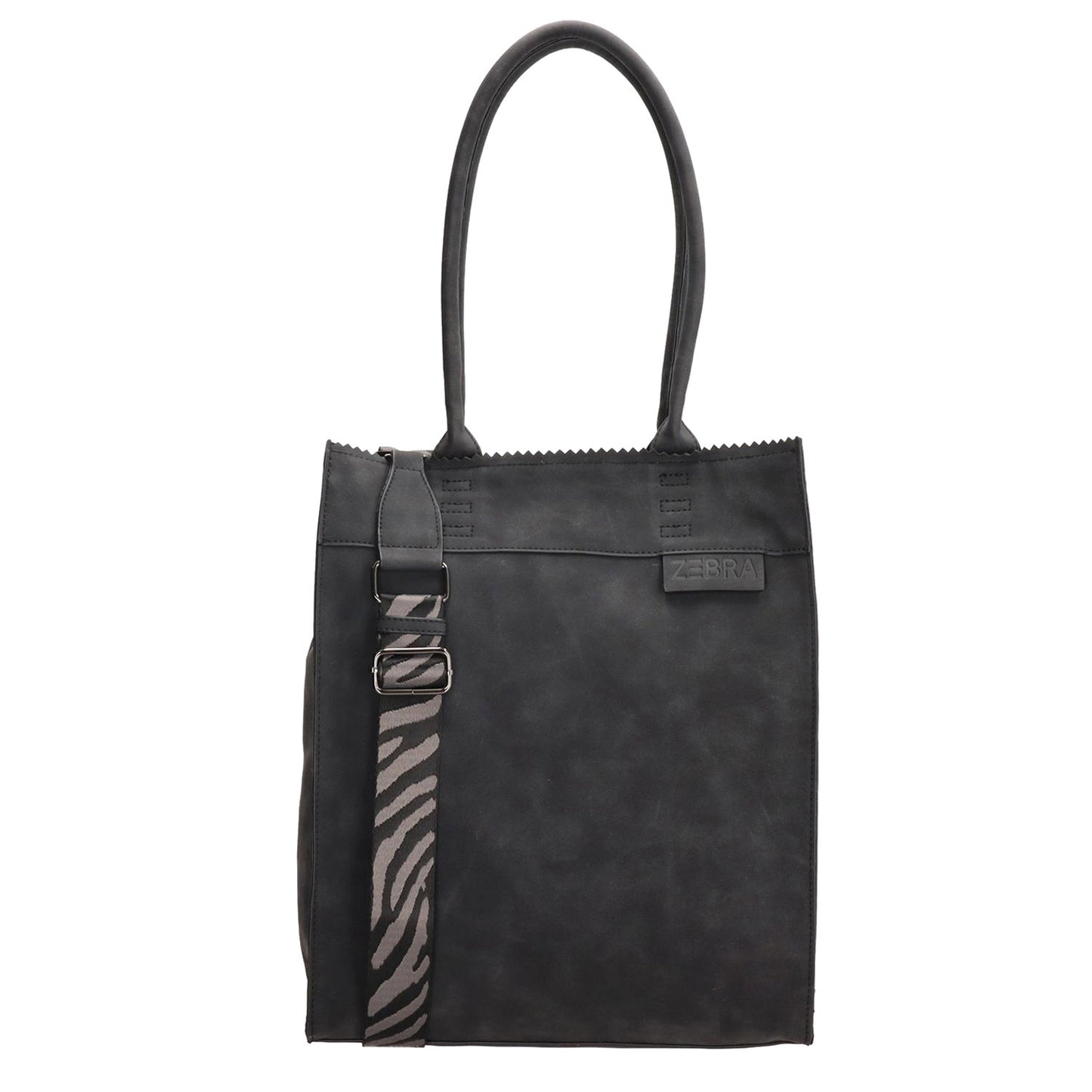 Zebra Trends Natural Bag Merel Kartel Shopper black