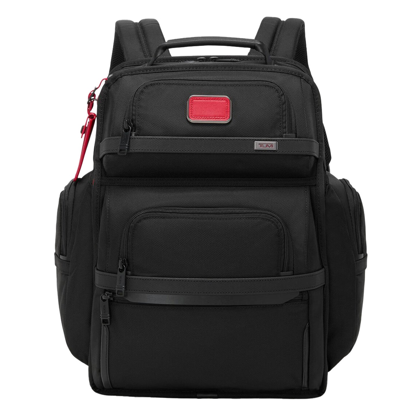 TUMI Alpha Brief Pack Backpack black/red