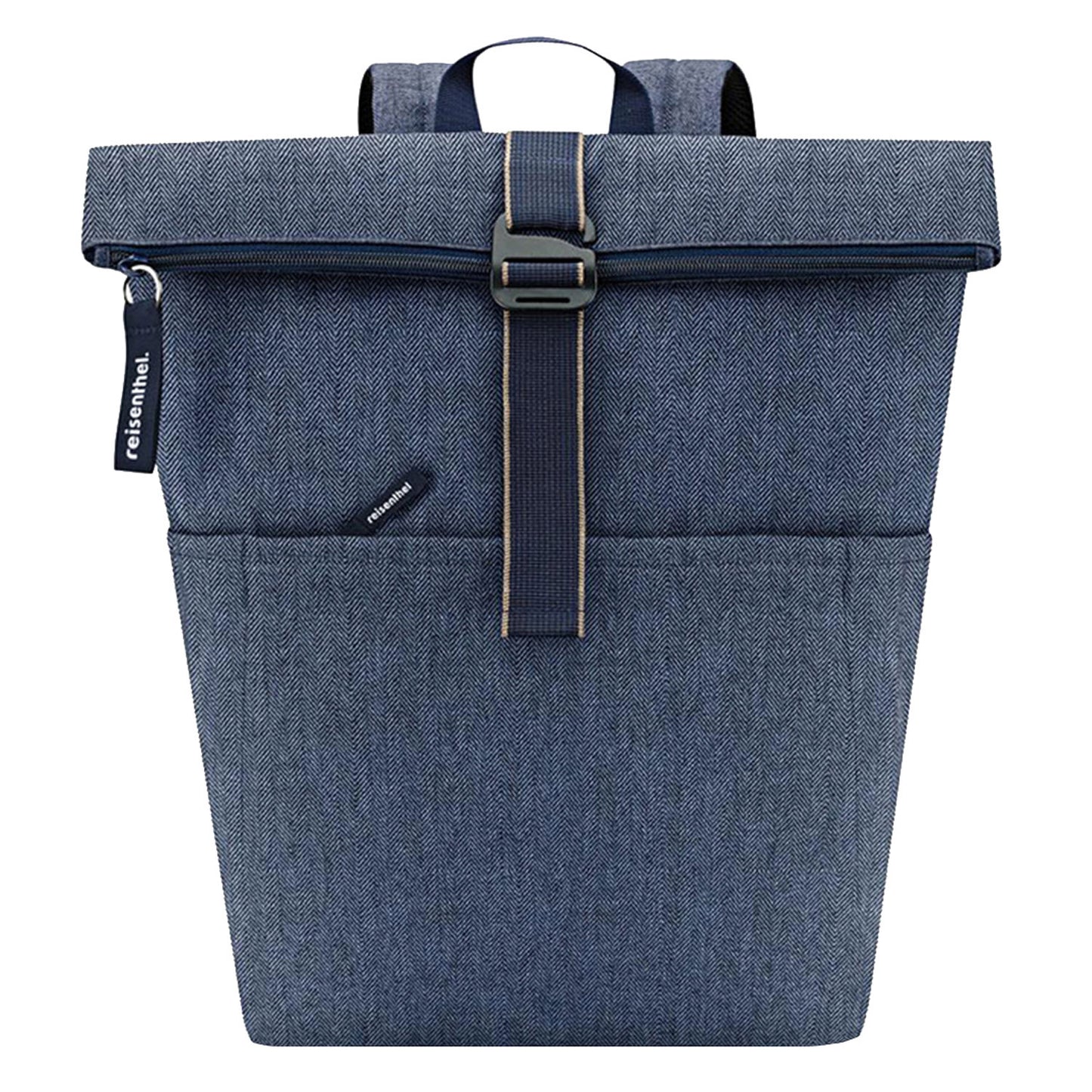 Reisenthel Rolltop Backpack herringbone dark blue