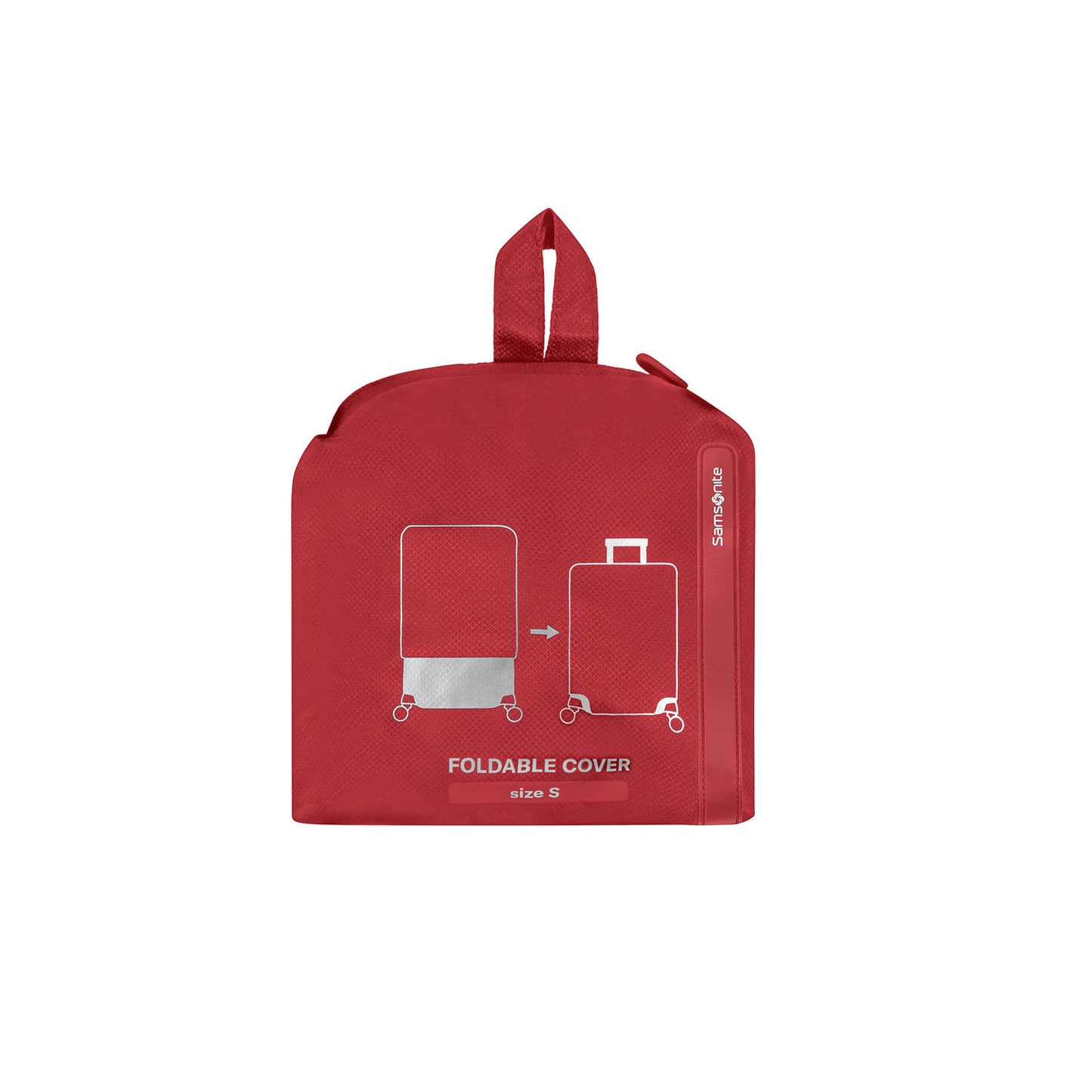 Samsonite TA Revolution Foldable Luggage Cover S red