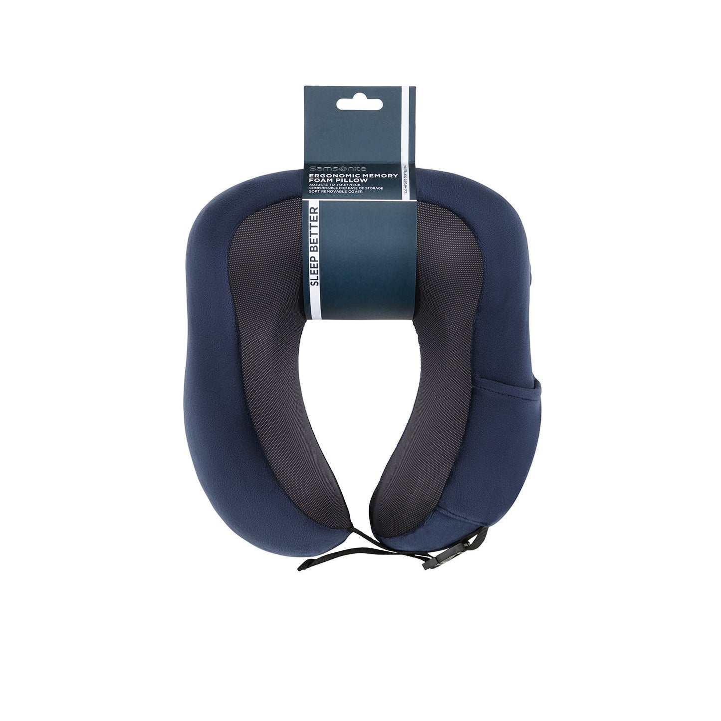 Samsonite TA Revolution Ergonomic Memory Foam Pillow midnight blue
