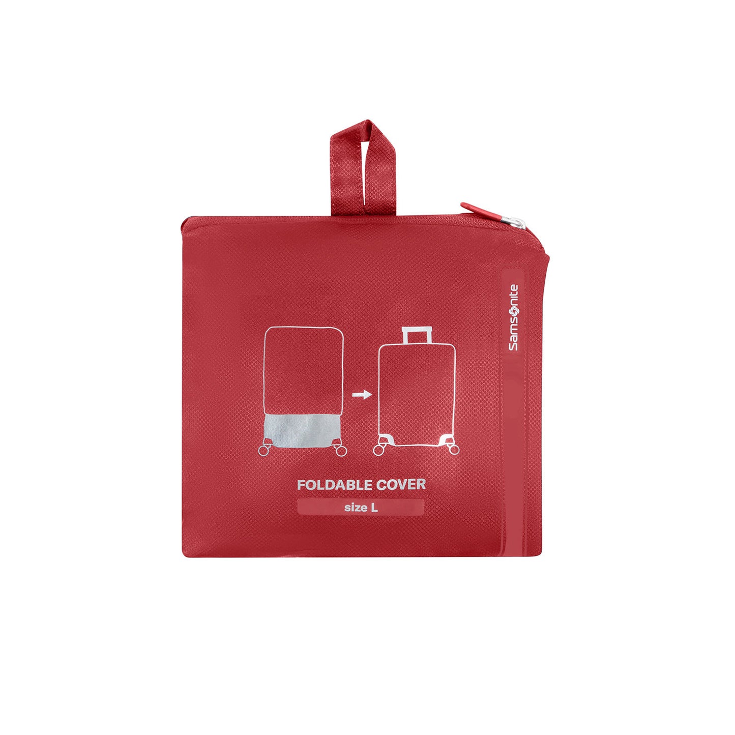 Samsonite TA Revolution Foldable Luggage Cover L red