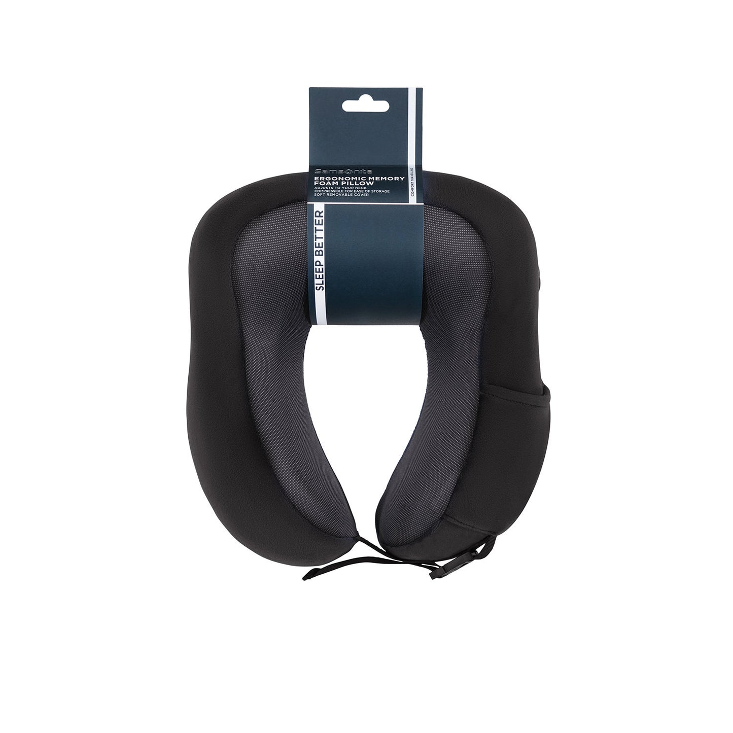 Samsonite TA Revolution Ergonomic Memory Foam Pillow black